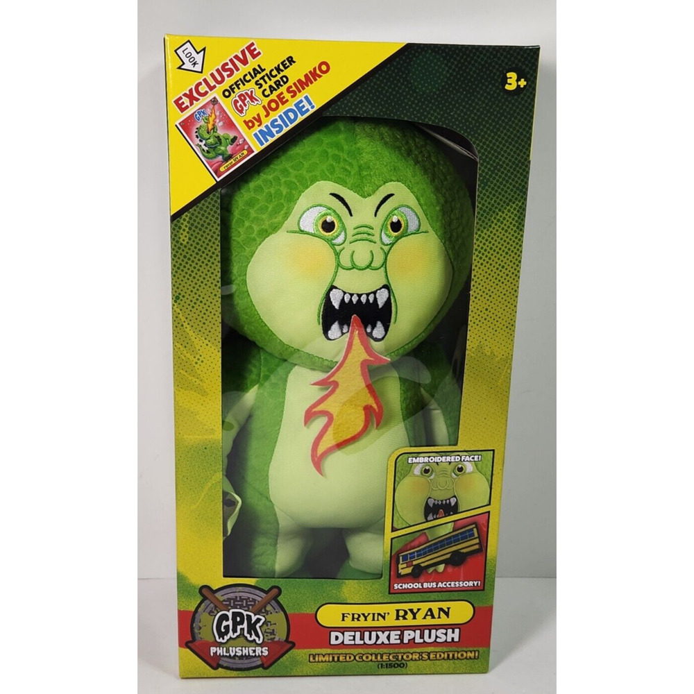 Garbage Pail Kids FRYIN' RYAN Deluxe 12” Plush Collectors Edition Limited CPK